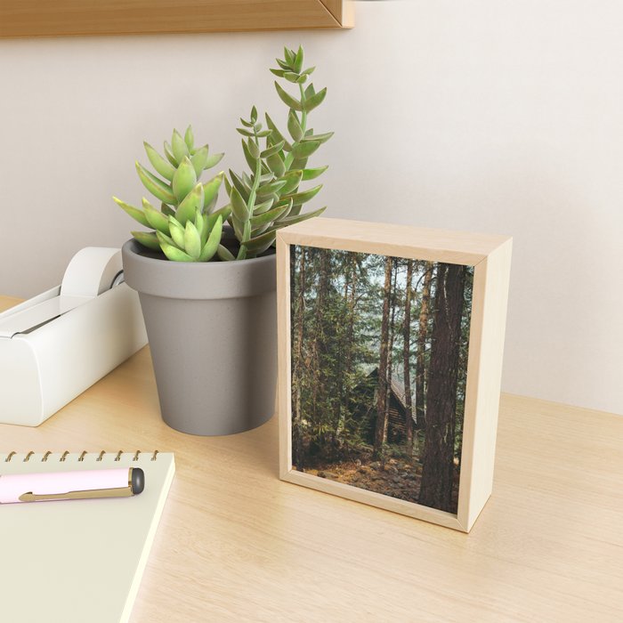 Woodland Cabin Mini Art Print Gallery Image 2
