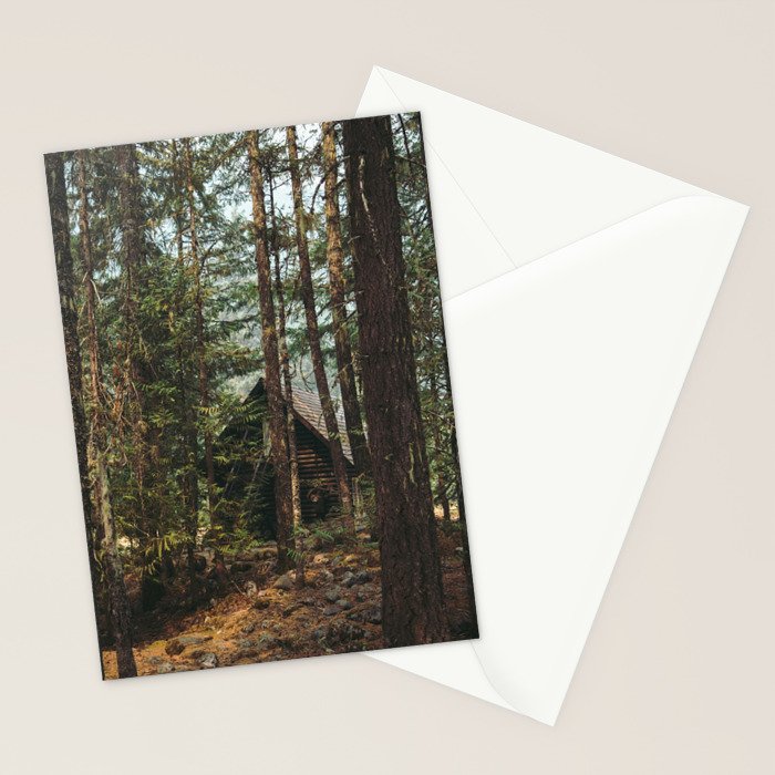 Woodland Cabin Stationery Card Gallery Image 2