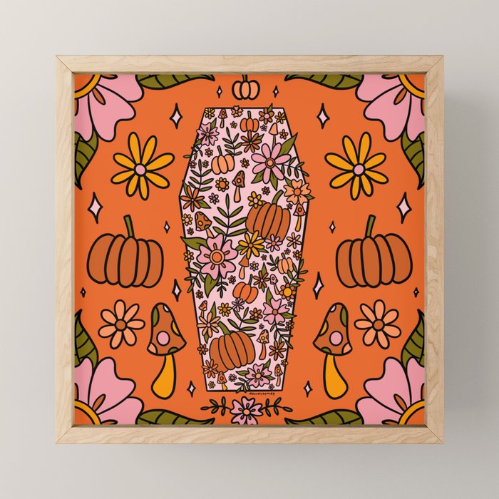 Fall Coffin Mini Art Print Gallery Image 1