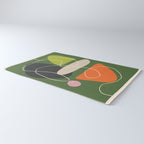 Minimal Colorful Abstract Shapes 2 Rug Gallery Image 3