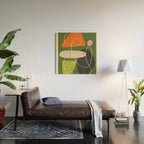 Minimal Colorful Abstract Shapes 2 Wood Wall Art Gallery Image 2