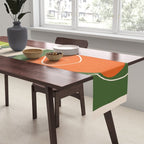 Minimal Colorful Abstract Shapes 2 Table Runner Gallery Image 2