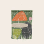 Minimal Colorful Abstract Shapes 2 Wall Hanging Gallery Image 1