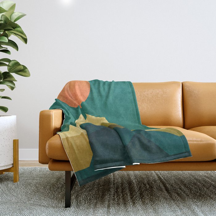 Gold Peak Throw Blanket Gallery Image 1