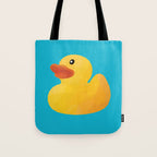 Rubber Duck polygon art Tote Bag Gallery Image 1