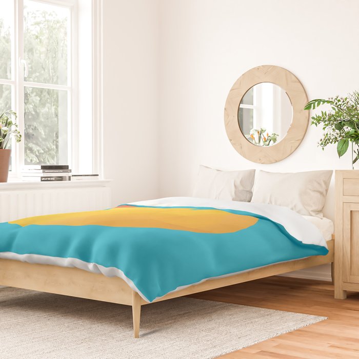 Rubber Duck polygon art Duvet Cover Gallery Image 2