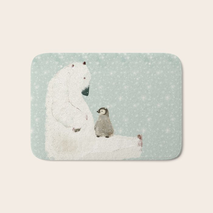 penguin and bear Bath Mat Gallery Image 1