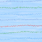 Minimal Doodle Dots in Sky Blue Coffee Mug Gallery Image 2