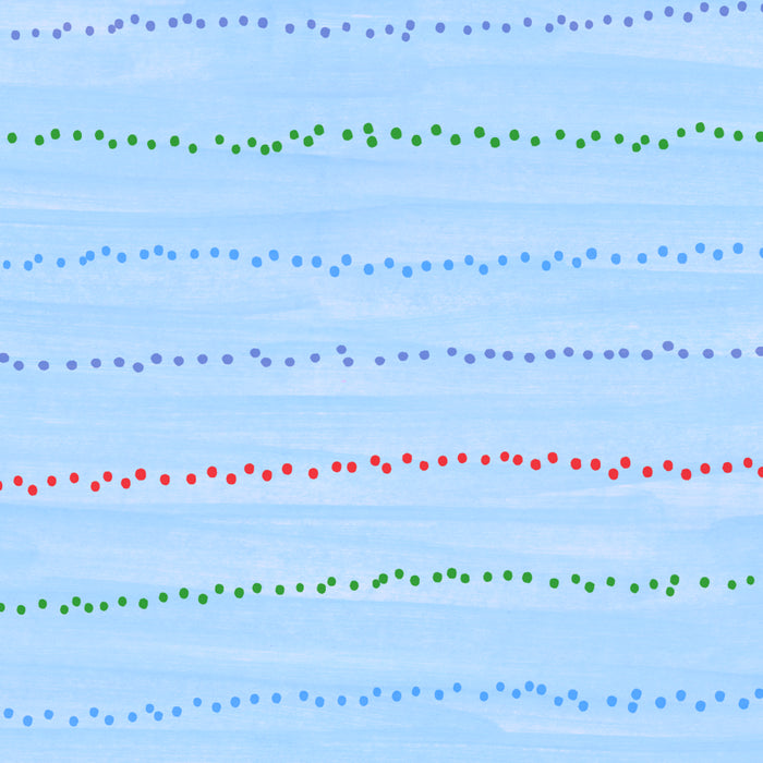 Minimal Doodle Dots in Sky Blue Coffee Mug Gallery Image 2