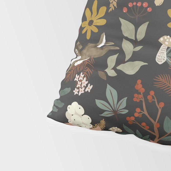 Animals winter wild nature 63B Pillow Sham Gallery Image 4