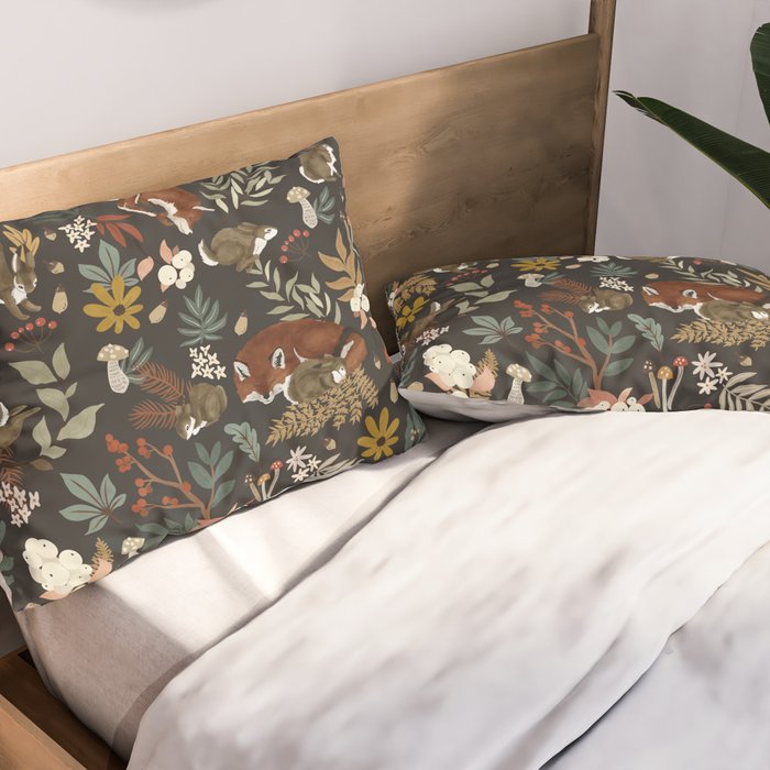 Animals winter wild nature 63B Pillow Sham Gallery Image 2