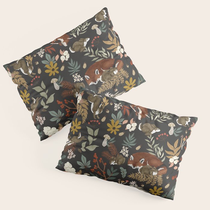 Animals winter wild nature 63B Pillow Sham Gallery Image 1