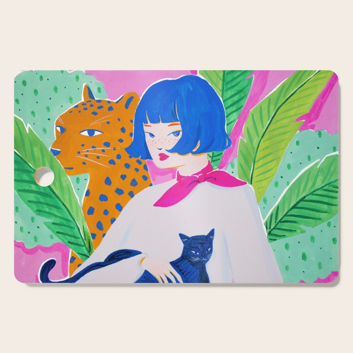 Cat Lady Cutting Board Gallery Image 1