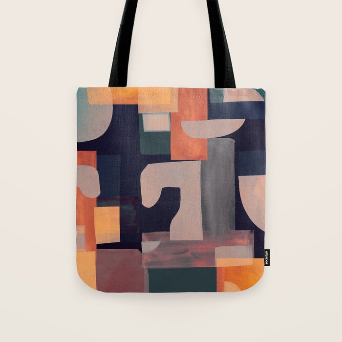 Geometric Collage 4 Tote Bag Gallery Image 1
