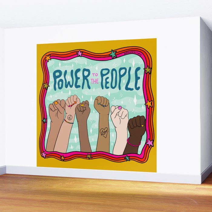 Power to the People Wall Mural Gallery Image 2