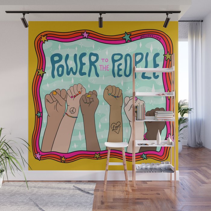Power to the People Wall Mural Gallery Image 1