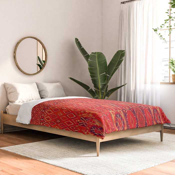 Orange Traditional Moroccan Berber Rug Design B30 Comforter Gallery Image 2