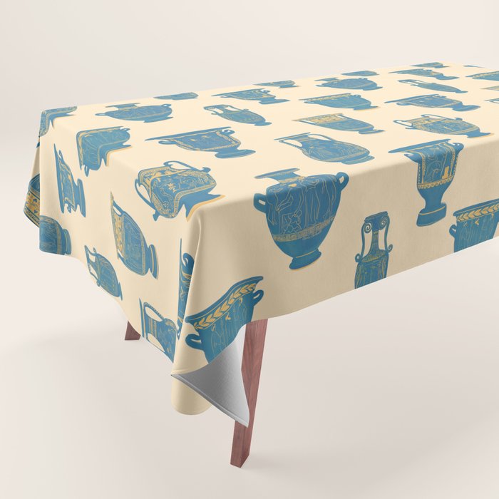 Terracotta Vessels from Italy Tablecloth Gallery Image 1