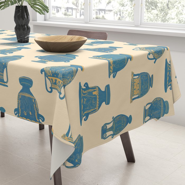 Terracotta Vessels from Italy Tablecloth Gallery Image 3