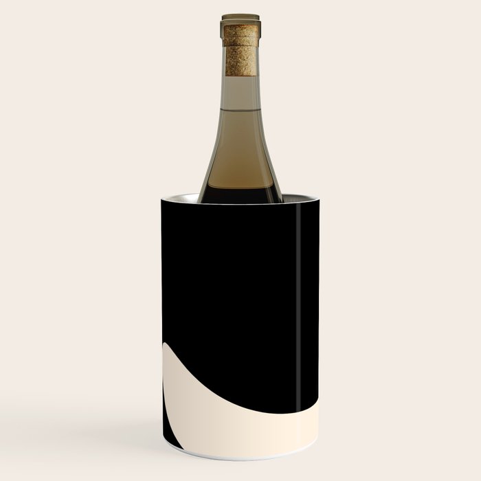 Catalan Still Life Minimalist Modern Abstract Black Orange Almond Cream Wine Chiller Gallery Image 2