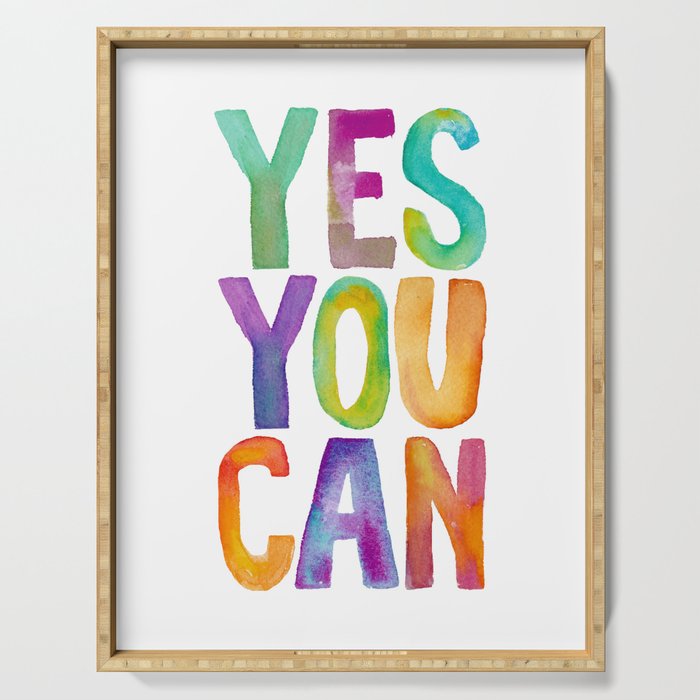 Yes You Can Serving Tray Gallery Image 1