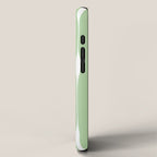 Sage Green Threaded Stripes Minimalist Modern Pattern iPhone Case Gallery Image 2