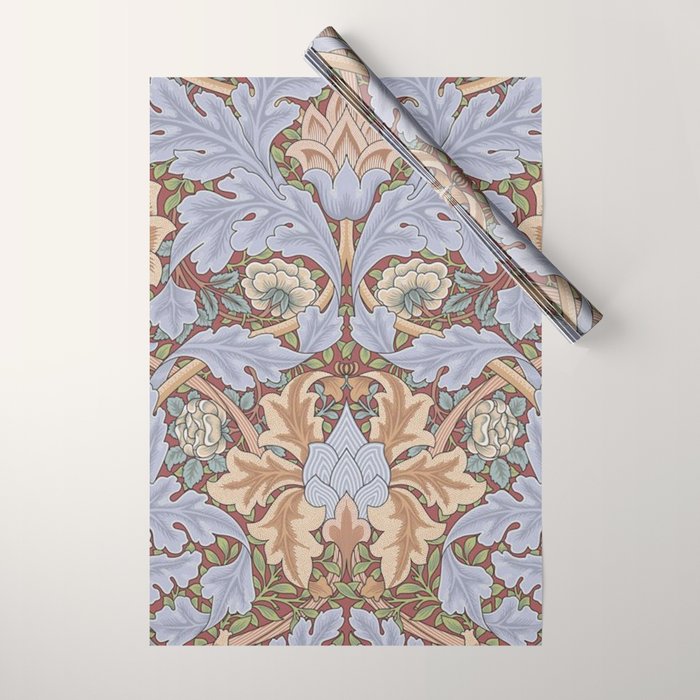 William Morris Vintage St James Palace Lilac 1881 Wrapping Paper Gallery Image 1