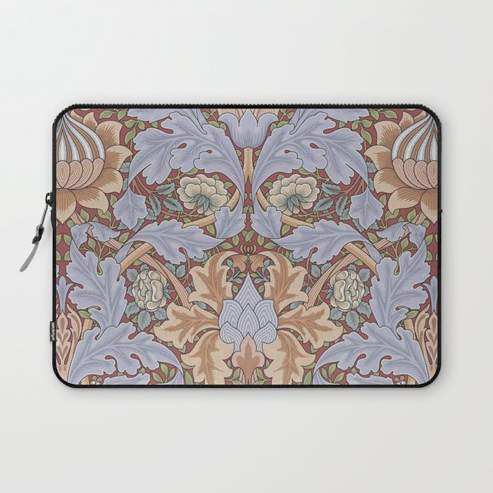 William Morris Vintage St James Palace Lilac 1881 Laptop Sleeve Gallery Image 1