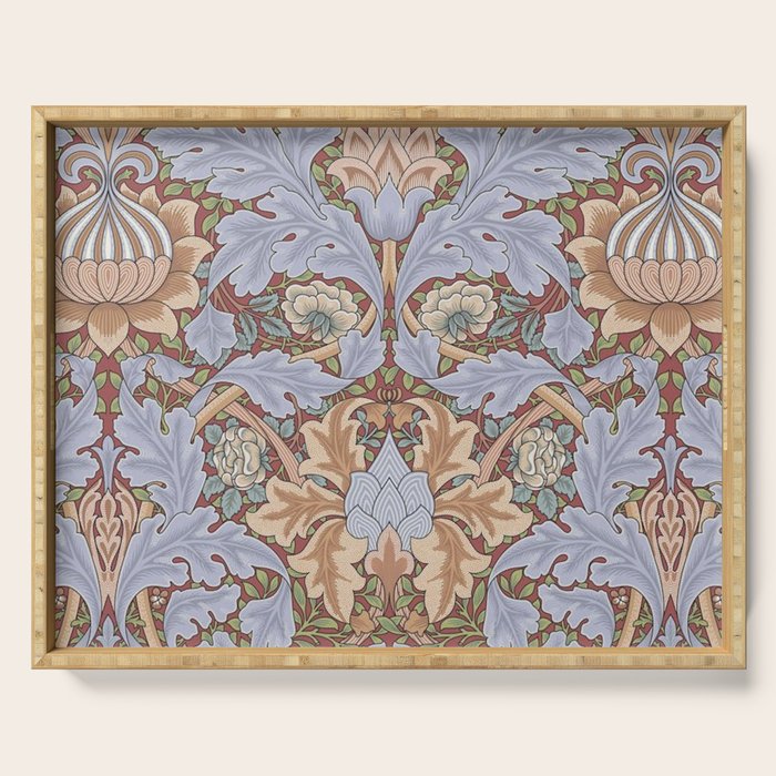 William Morris Vintage St James Palace Lilac 1881 Serving Tray Gallery Image 1