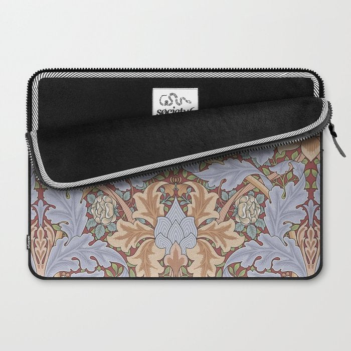 William Morris Vintage St James Palace Lilac 1881 Laptop Sleeve Gallery Image 2