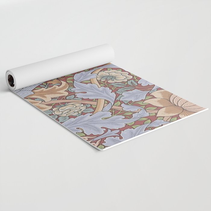 William Morris Vintage St James Palace Lilac 1881 Yoga Mat Gallery Image 2