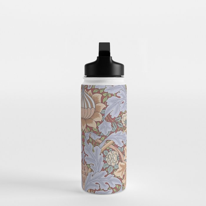 William Morris Vintage St James Palace Lilac 1881 Water Bottle Gallery Image 3