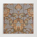 William Morris Vintage St James Palace Lilac 1881 Wood Wall Art Gallery Image 1