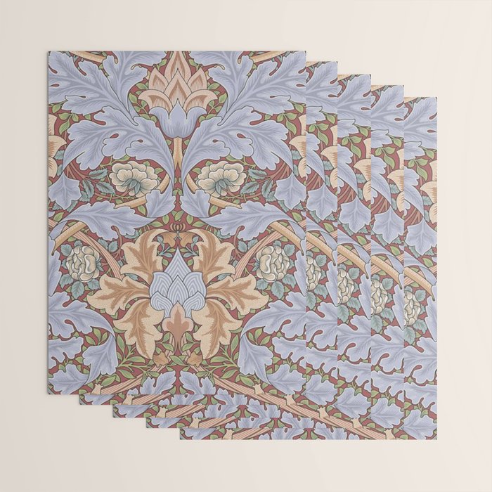 William Morris Vintage St James Palace Lilac 1881 Wrapping Paper Gallery Image 3