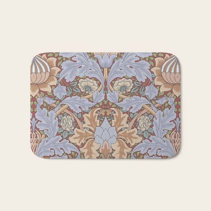 William Morris Vintage St James Palace Lilac 1881 Bath Mat Gallery Image 1