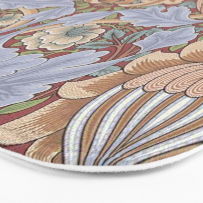 William Morris Vintage St James Palace Lilac 1881 Bath Mat Gallery Image 3