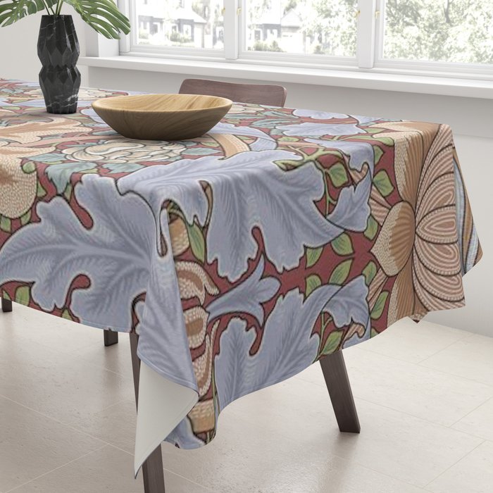 William Morris Vintage St James Palace Lilac 1881 Tablecloth Gallery Image 3