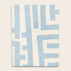 Light Blue Lines Geometric Design Artwork Notebook Gallery Image 4