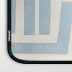 Light Blue Lines Geometric Design Artwork Laptop Sleeve Gallery Image 3