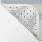Light Blue Lines Geometric Design Artwork Bath Mat Gallery Image 2
