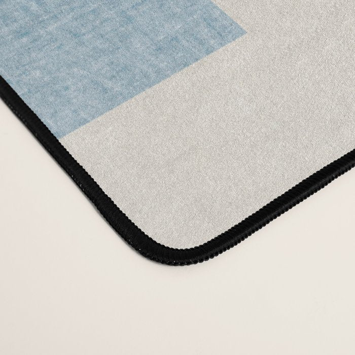 Light Blue Lines Geometric Design Artwork Desk Mat Gallery Image 4
