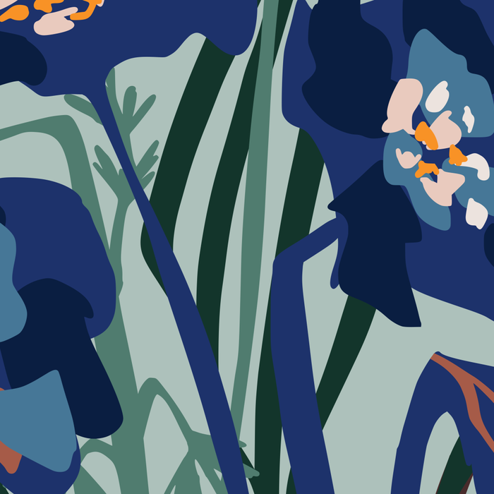 Wild flowers light â modern floral illustration Coffee Mug Gallery Image 2