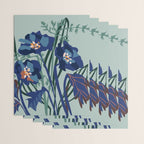 Wild flowers light â modern floral illustration Wrapping Paper Gallery Image 3