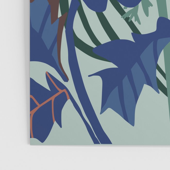 Wild flowers light â modern floral illustration Poster Gallery Image 3