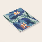 Wild flowers light â modern floral illustration Notebook Gallery Image 3