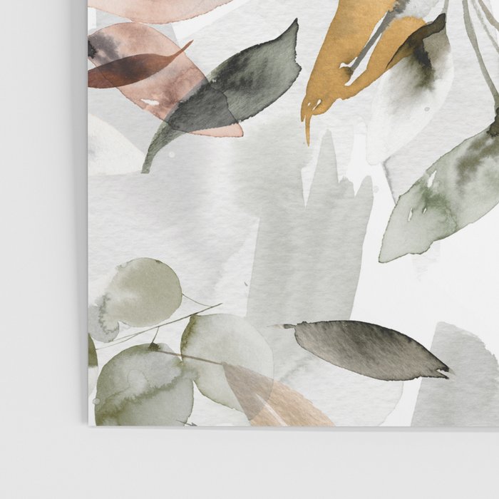 Harvest 2025 Mystic Watercolor Leaves Fall Poster Gallery Image 3