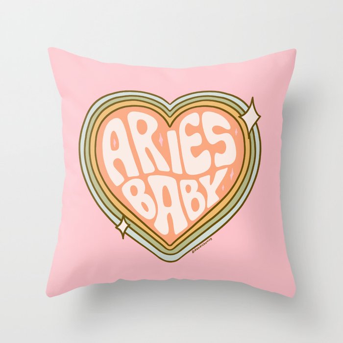 Aries Baby Throw Pillow Gallery Image 6