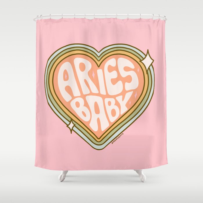 Aries Baby Shower Curtain Gallery Image 1