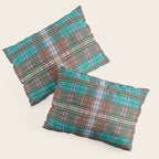 Earthy Tartan Elegance Pillow Sham Gallery Image 3