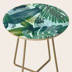Jungles greens, banana leaf, tropical, Hawaii decor Side Table Gallery Image 2